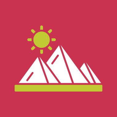 Güneş ve dağ logosu