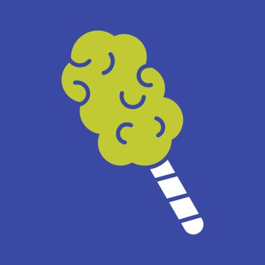 Dondurma simgesinin vektör illüstrasyonu