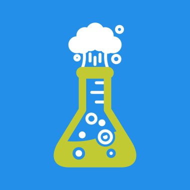 vektör laboratuvar simgesi illüstrasyonu