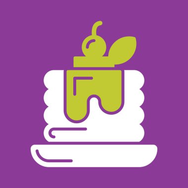 Gıda simgesinin vektör illüstrasyonu