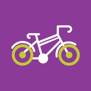 motosiklet simgesi illüstrasyonu izole vektör işareti