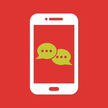 İleti simgesi ile konuşma balonu