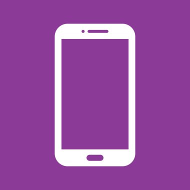 akıllı telefon simgesi vektör illüstrasyonu