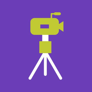 sinema kamera simgesi. vektör çizim