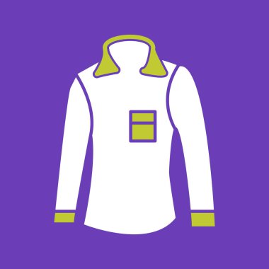 shirt simgesi vektör illüstrasyonu