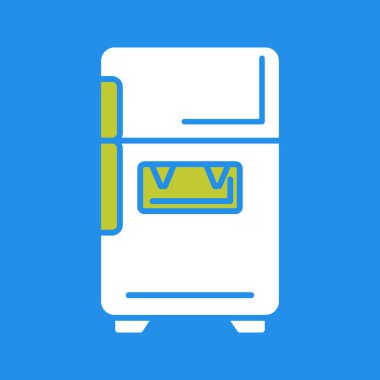 buzdolabı simgesi, vektör illüstrasyon tasarımı