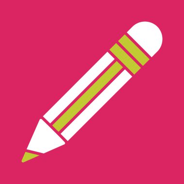 Kalem. Web simgesi basit tasarım