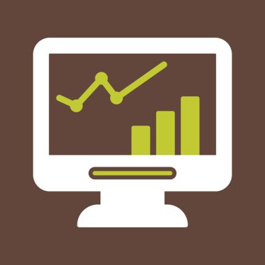 İş ve finans kavramının vektör simgesi