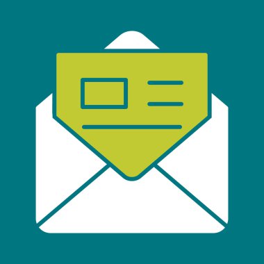 soyut olarak izole edilmiş zarf ileti simgesi