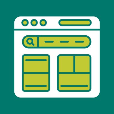 tarayıcı pencere vektör resimlemesi