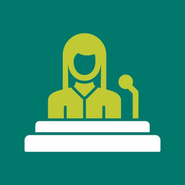 İş simgesinin vektör illüstrasyonu