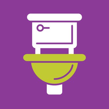 tuvalet ikonu vektör illüstrasyonu