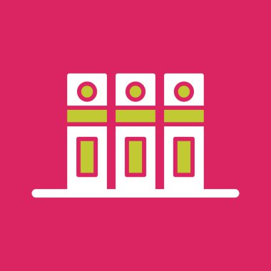 Simge binası. vektör illüstrasyonu