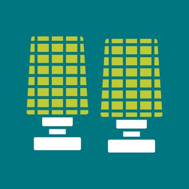 Modern b 'nin vektör illüstrasyonunda ampul simgesi yok