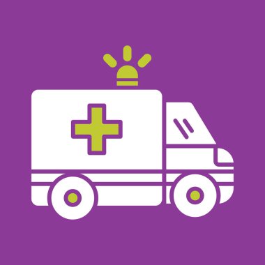 ambulans vektör illüstrasyonu