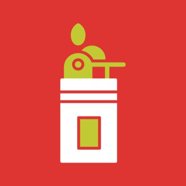 boya kutusu düz vektör simgesi