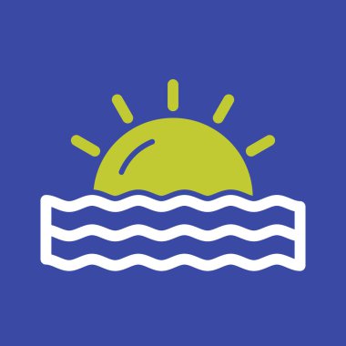 Web ve mobil uygulama tasarımınız için beyaz arkaplanda izole edilmiş güneş vektörü simgesi