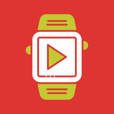 akıllı saat vektör simgesi