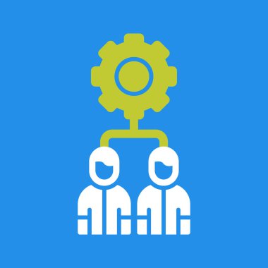 iş takım çalışması kutsal kişilerin resmi, vektör çizim