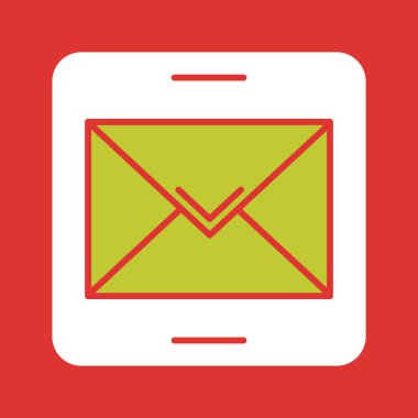 posta simgesi, vektör illüstrasyonu