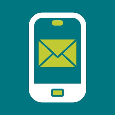 Posta Simgesi. Vektör İllüstrasyonu