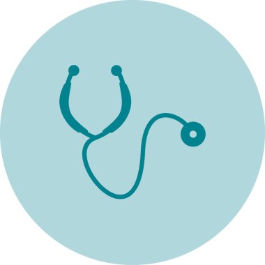 tıbbi steteskop vektör illüstrasyonu