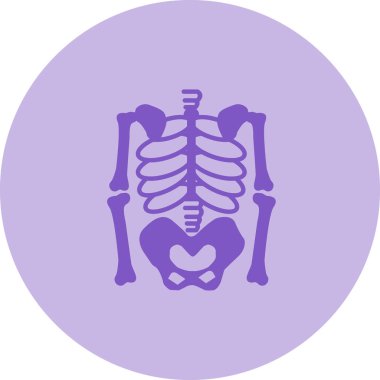 Bir insan kalbi simgesinin vektör illüstrasyonu