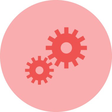 dişli simgesi vektör illüstrasyonu