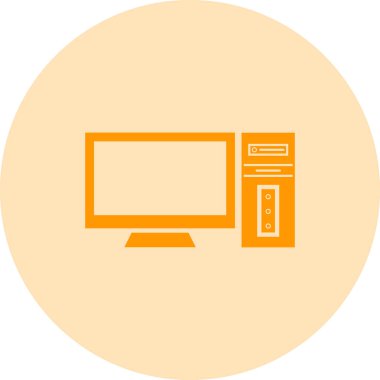 TV simgesi vektör illüstrasyonu