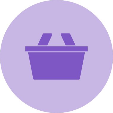 Alışveriş. Web simgesi basit illüstrasyon