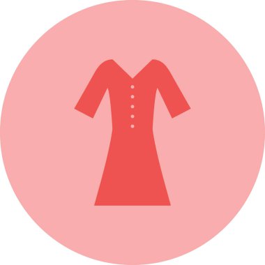 Elbise. Web simgesi basit tasarım