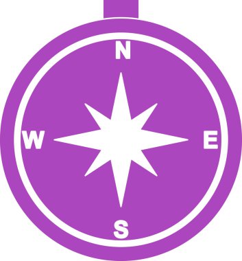 pusula web simgesi vektör resimlemesi