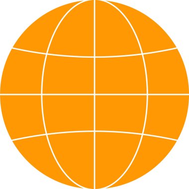 Küresel simge vektör illüstrasyonu