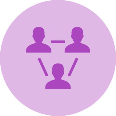 İnsanlar. Web simgesi basit illüstrasyon