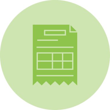 Ofis simgesinin vektör illüstrasyonu