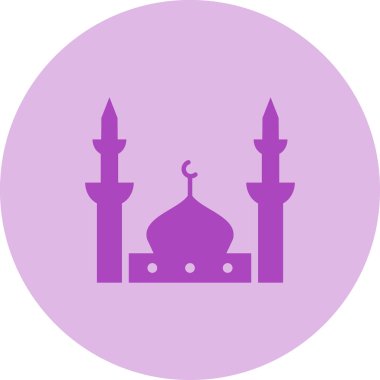 cami web simgesi vektör illüstrasyonu