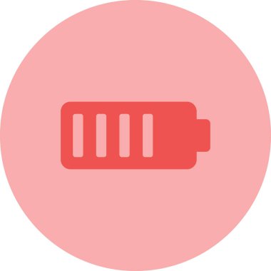 Pil simgesinin vektör illüstrasyonu