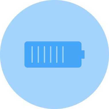 battery icon, vector illustration simple design