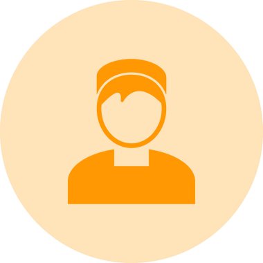 kadın kullanıcı avatarı, vektör tasarımı