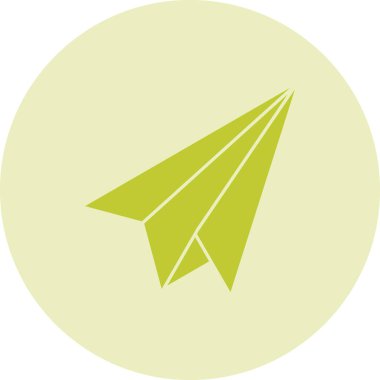 Uçak. Web simgesi basit illüstrasyon