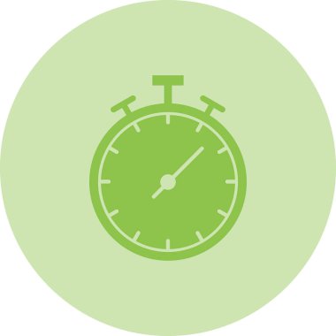 Alarm saati düz simgesi düz biçimli