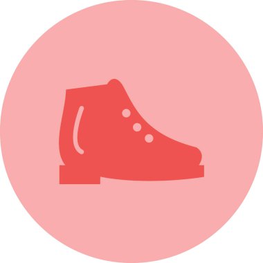 Bir çift kırmızı ayakkabının vektör çizimi