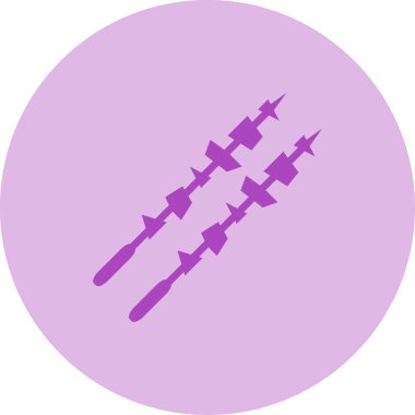 Gördüm. Web simgesi basit illüstrasyon.