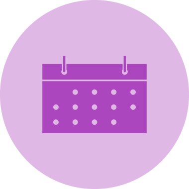 Takvim. Web simgesi basit illüstrasyon