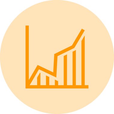 grafik simgesinin vektör illüstrasyonu