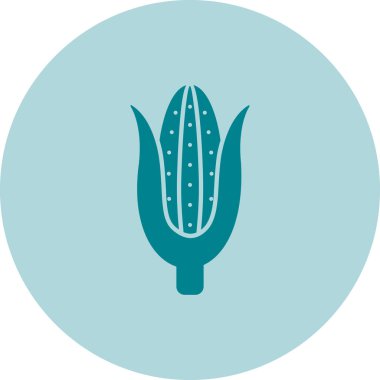 Bir kaktüs bitkisinin vektör çizimi