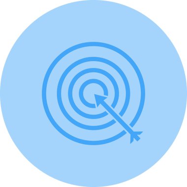 hedef simge vektör illüstrasyonu