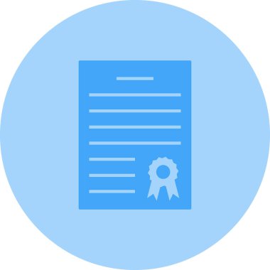 diploma. Web simgesi basit illüstrasyon