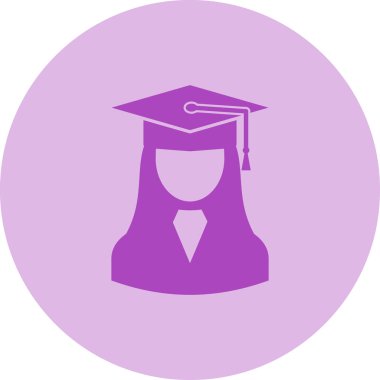 öğrenci simgesi vektör illüstrasyonu