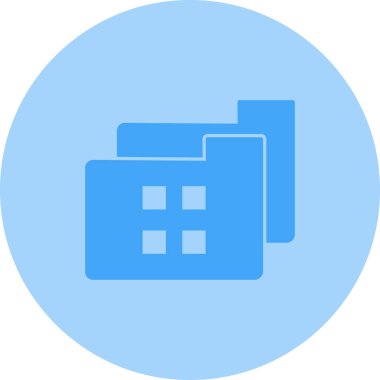 Bina. Web simgesi basit illüstrasyon